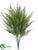 Silk Plants Direct Fern Bush - Green - Pack of 24