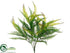 Silk Plants Direct Fern Bush - Green - Pack of 12