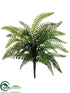 Silk Plants Direct Boston Fern Bush - Green - Pack of 12