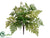 Leather Fern Bush - Green - Pack of 12