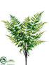 Silk Plants Direct Forest Fern Bush - Green - Pack of 12