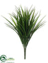 Silk Plants Direct Grass Bush - Green - Pack of 12