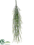 Silk Plants Direct Grass Hanging Bush - Green - Pack of 12