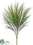 Silk Plants Direct Grass Bush - Green - Pack of 12