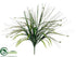 Silk Plants Direct Grass Bush - Green - Pack of 12