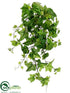 Silk Plants Direct Ivy Hanging Plant - Green Two Tone - Pack of 12