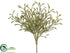 Silk Plants Direct Flocked Lace Bush - Olive Green - Pack of 24