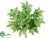 Maple Leaf Bush - Green - Pack of 12