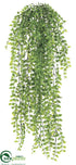 Silk Plants Direct Pea Leaf Hanging Bush - Green - Pack of 12