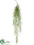 Greenery Hanging Bush - Green - Pack of 6