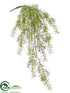 Silk Plants Direct Sprengeri Hanging Bush - Green - Pack of 12