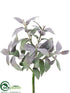 Silk Plants Direct Sage Bush - Green Purple - Pack of 12