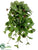 Large Magnolia Leaf Hanging Bush - Green Flocked - Pack of 12