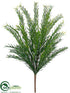 Silk Plants Direct Irish Yew Bush - Green - Pack of 12