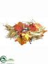 Silk Plants Direct Maple, Oak, Eucalyptus Centerpiece - Fall - Pack of 2