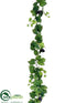 Silk Plants Direct Grape Leaf Garland - Green Two Tone - Pack of 6