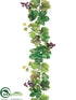 Silk Plants Direct Grape Leaf Garland - Green - Pack of 6