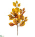 Silk Plants Direct Beech Leaf Spray - Brown Mustard - Pack of 12