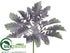 Silk Plants Direct Dusty Miller Spray - Green Purple - Pack of 12