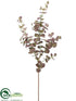 Silk Plants Direct Eucalyptus Spray - Rust - Pack of 4