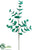 Eucalyptus Spray - Green Emerald - Pack of 12