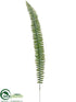 Silk Plants Direct Boston Fern Spray - Green Brown - Pack of 24