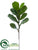 Fiddle Leaf Branch - Green - Pack of 6