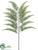 Fern Spray - Green - Pack of 12