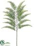 Silk Plants Direct Fern Spray - Green - Pack of 12