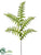 Fern Spray - Green - Pack of 12