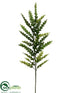 Silk Plants Direct Fern Spray - Green - Pack of 12