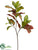 Croton Leaf Spray - Green Red - Pack of 12