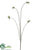 Leaf Branch - Green - Pack of 12