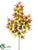 Maple Leaf Spray - Mustard Brown - Pack of 24