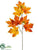 Maple Leaf Spray - Orange Flame - Pack of 12