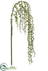 Silk Plants Direct Hanging Budding Spray - Green - Pack of 12