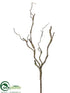 Silk Plants Direct Twig Branch - Brown - Pack of 8