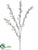 Seeded Twig Spray - Brown Cream - Pack of 12