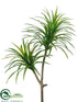 Silk Plants Direct Yucca Stem - Green Cream - Pack of 4