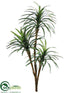 Silk Plants Direct Yucca Tree - Green Red - Pack of 2