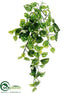 Silk Plants Direct Mini Pothos Vine - Green Cream - Pack of 12