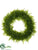 Leather Fern, Tea Leaf Wreath - Green - Pack of 2