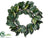 Magnolia Leaf Wreath - Green - Pack of 2