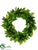 Magnolia Leaf Wreath - Green Two Tone - Pack of 2