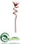 Lucky Bamboo Spray - Burgundy - Pack of 12