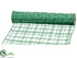 Silk Plants Direct Plaid Sheer Ribbon - Green - Pack of 6