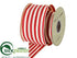 Silk Plants Direct Linen Ribbon - Red Beige - Pack of 6