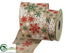 Silk Plants Direct Snowflake Burlap Ribbon - Mixed - Pack of 6