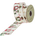 Silk Plants Direct Nutcracker Ribbon - Red White - Pack of 6