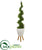 Silk Plants Direct Cypress Artificial Spiral Topiary Tree - Pack of 1